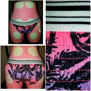 VICTORIA'S SECRET SMOKED CHEEKY PALMS BIKINI BTM